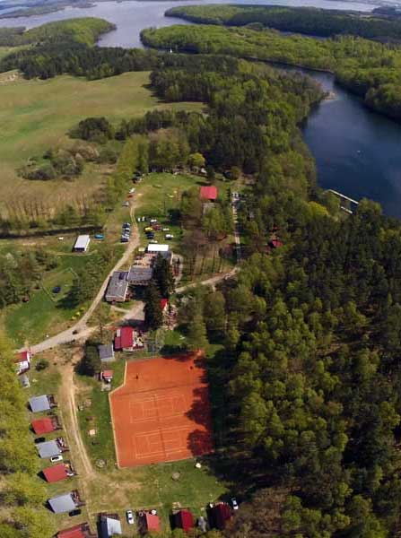 Camping WAJK z lotu ptaka